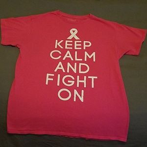 Breast Cancer Keep Calm t-shirt